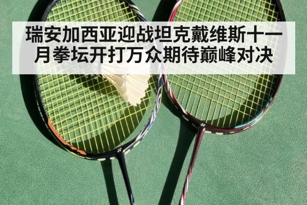 瑞安加西亚迎战坦克戴维斯十一月拳坛开打万众期待巅峰对决